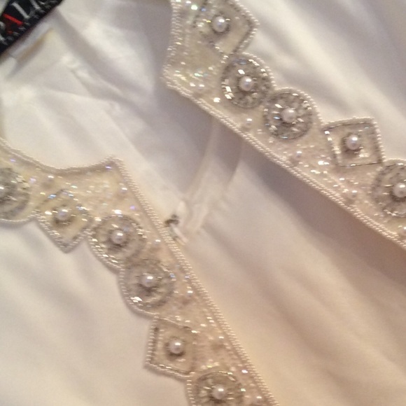 Vintage Bridal  White Dress and Jacket - Picture 1 of 2